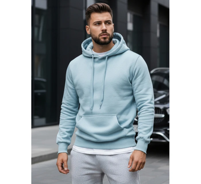 Pánská mikina s kapucí modrá FashionStreet BX5107