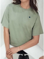 MILOV dámské tričko tmavě zelené FashionStreet RY2570