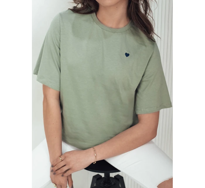 MILOV dámské tričko tmavě zelené FashionStreet RY2570