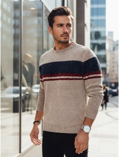 Pánský hnědý svetr FashionStreet WX2243z