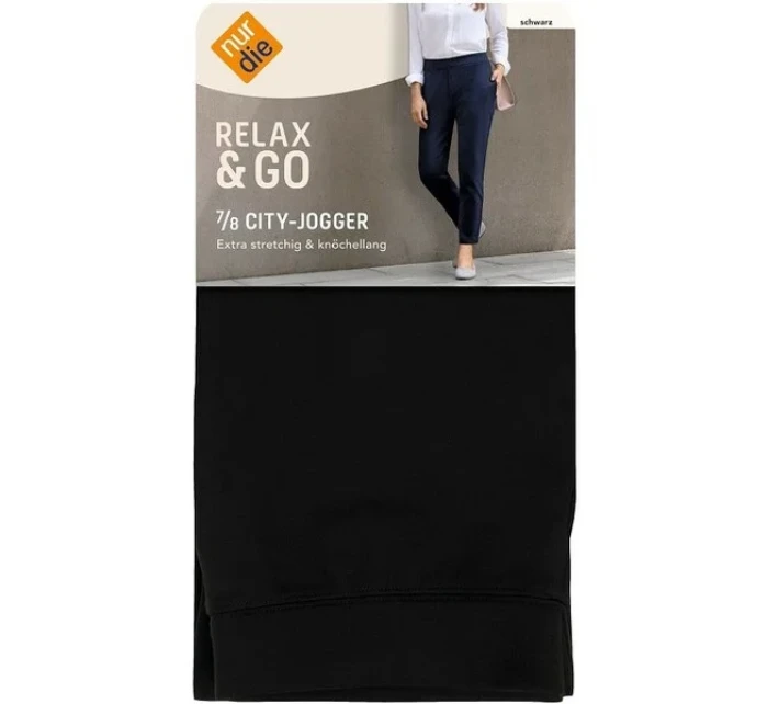 Dámské kalhoty model 18413074 JOGGER PANTS  černá - NUR DIE