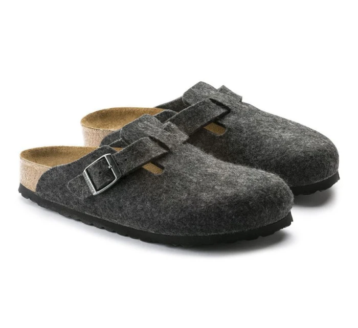 Žabky Birkenstock Boston FE Anthrazite 160373