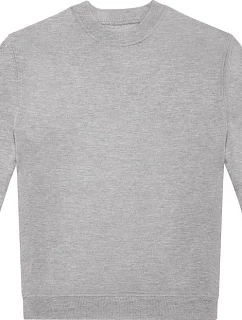 B&C ID.222 Crew Unisex mikina 01.I222 sport grey