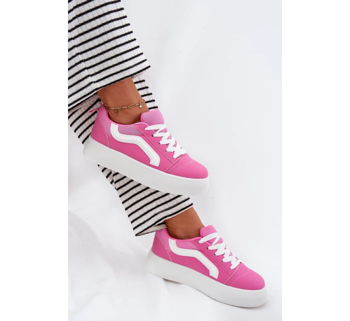 Dámské Tenisky Na Platformě Fuchsie Tellnira Dámské Tenisky Na Platformě Fuchsie Tellnira