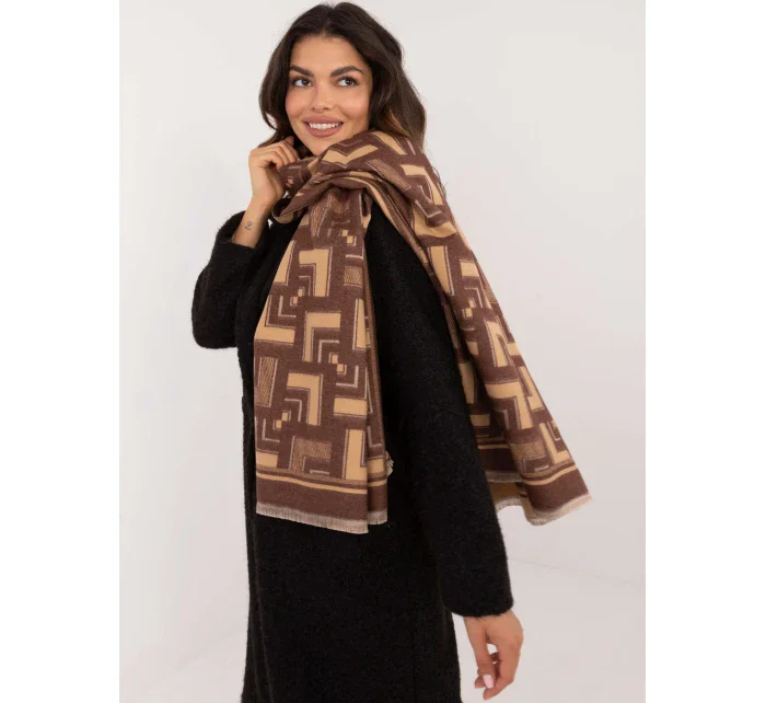 Šála AT SZ model 20506902 hnědá - FPrice Šála AT SZ model 20506902 hnědá - FPrice