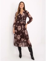 Šaty IT SK 11389.27P hnědé Šaty IT SK 11389.27P hnědé