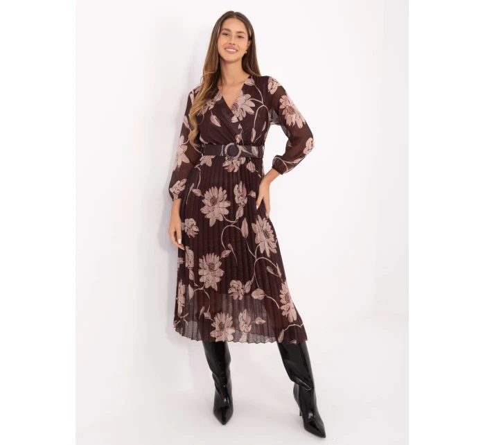 Šaty IT SK 11389.27P hnědé Šaty IT SK 11389.27P hnědé