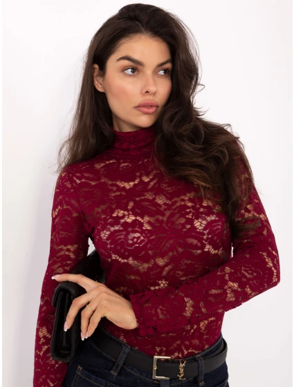 Bluzka MI BZ  bordowy model 21730868 - FPrice