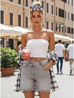 Spodenki damskie szare model 22118250 - FashionStreet