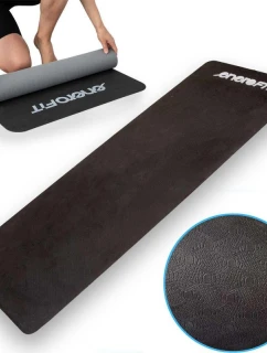PROTISKLUZOVÁ PODLOŽKA PRO JÓGU A FITNESS TPE ČERNO-ŠEDÁ ENERO FIT