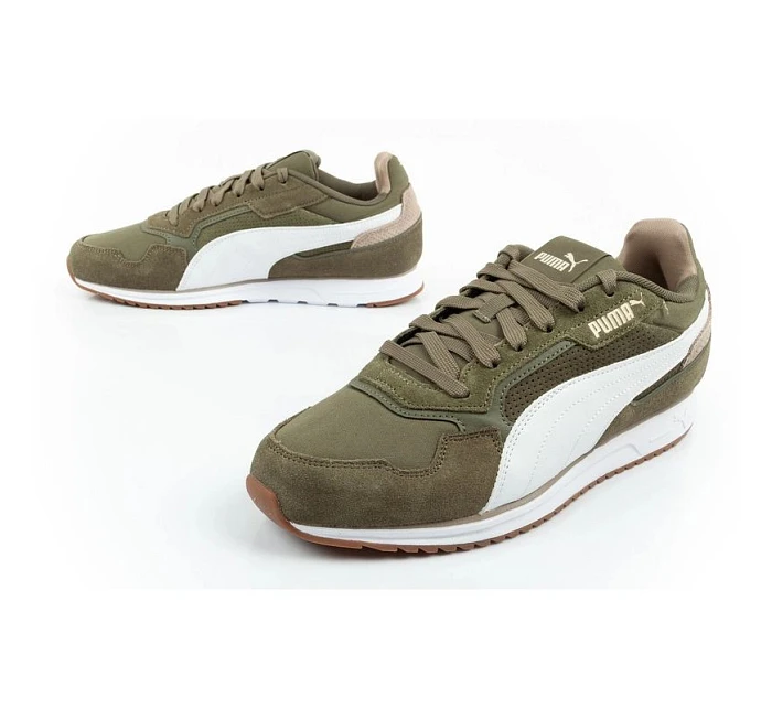 Pánské sportovní boty Softride ST model 22054843 módní pohodlné olivové tenisky - Puma