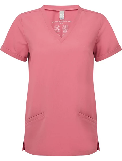 Onna NN 310 Dámský strečový kazak s výstřihem do V 39.N310 calm pink Onna NN 310 Dámský strečový kazak s výstřihem do V 39.N310 calm pink
