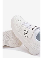 Dětské tenisky na suchý zip Bílé model 22101607 - Big Star Shoes Dětské tenisky na suchý zip Bílé model 22101607 - Big Star Shoes