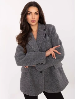 Kabát IT EN FL7696.16 tmavě šedý