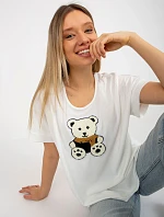 Dámská halenka LK BZ 509251.26X ecru - FPrice