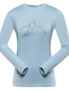 Dámské rychleschnoucí triko ALPINE PRO LOUSA aquamarine varianta pa