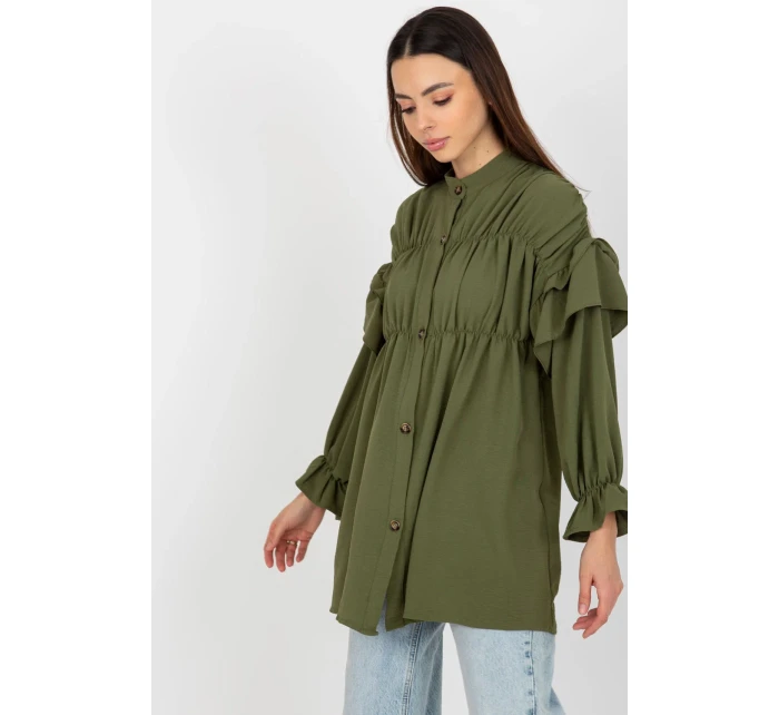 Košile s dlouhým rukávem model 175460 Och Bella Košile s dlouhým rukávem model 175460 Och Bella