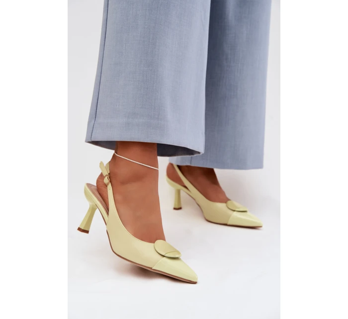 Sandály na podpatku  model 225218 Step in style