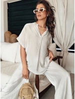 Dámská halenka NAMAYAS béžová FashionStreet RY2606