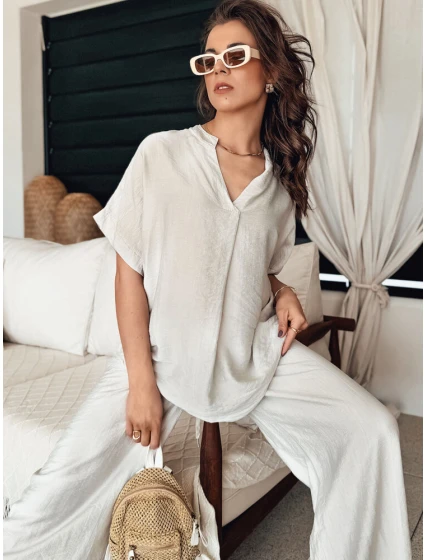 Dámská halenka NAMAYAS béžová FashionStreet RY2606