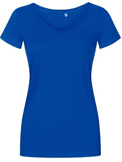 Promodoro 1525 Dámské tričko X.O s výstřihem do V 40.1525 azure blue