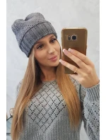 Dámská čepice Danuta K331 tmavě šedá Dámská čepice Danuta K331 tmavě šedá