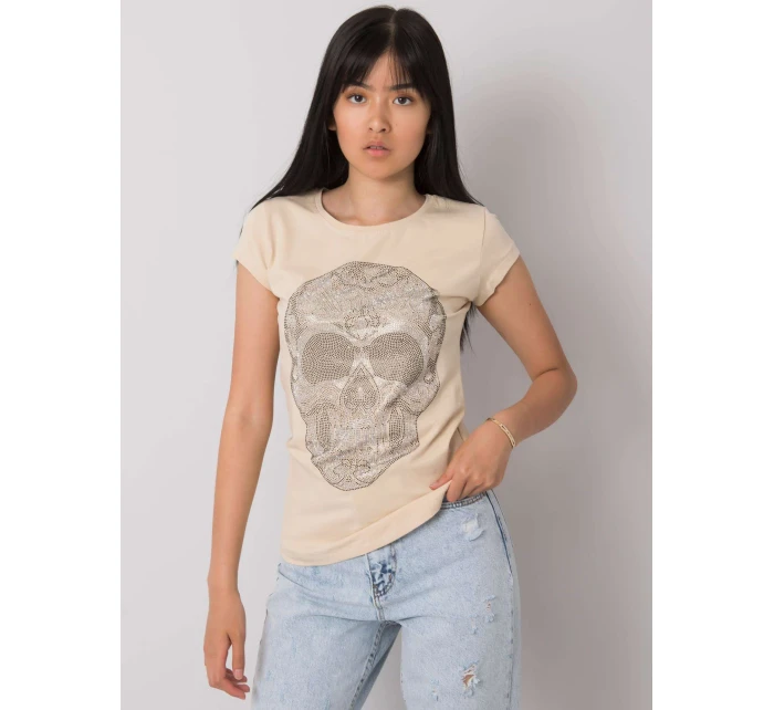 T košile EM TS ES 21 532.18 béžová