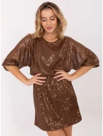 Sukienka MI SK model 21757284 brązowy - FPrice