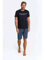 Dojo pyžamo 38883-99X Černá a tmavě modrá - Henderson