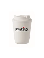 POHODINDA - bílý termohrnek 300 ml POHODINDA - bílý termohrnek 300 ml