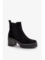 Boty na podpatku model 199295 Step in style Boty na podpatku model 199295 Step in style