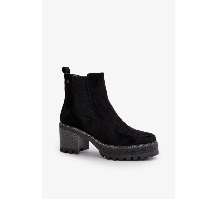 Boty na podpatku model 199295 Step in style Boty na podpatku model 199295 Step in style