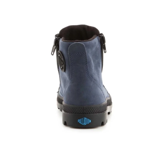 Dětská obuv Pampa Hi Lea Gusset Jr 52744-432 - Palladium Dětská obuv Pampa Hi Lea Gusset Jr 52744-432 - Palladium