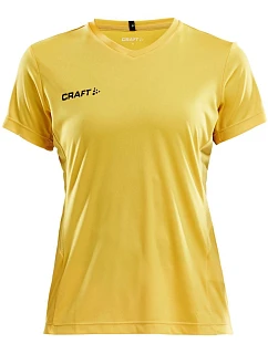 Squad Go Jersey Solid W Dámské sportovní tričko s výstřihem do V yellow model 22469005 - Craft Teamwear
