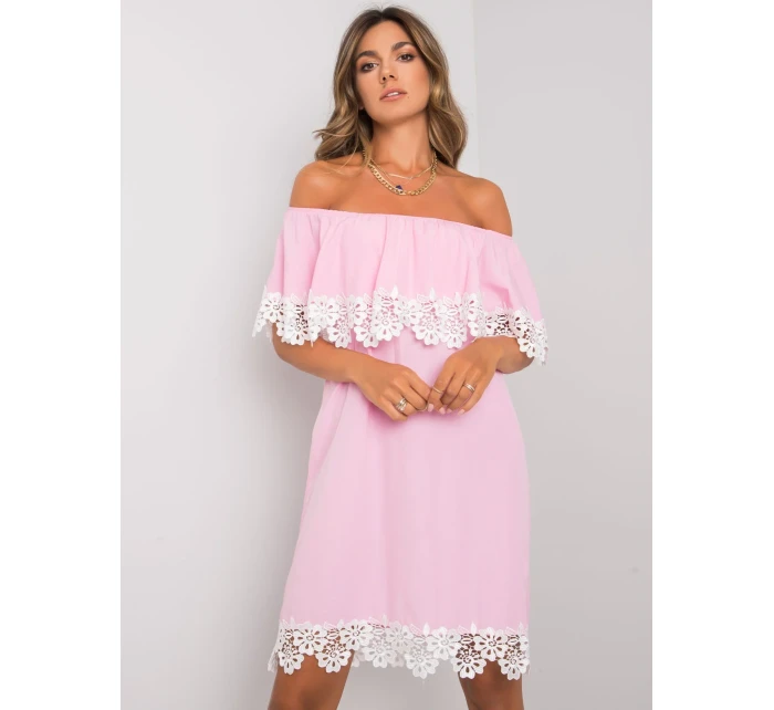 Šaty LK SK 506992.11 růžový