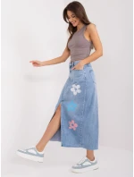 Spódnica NM SD model 19639155 niebieski - FPrice