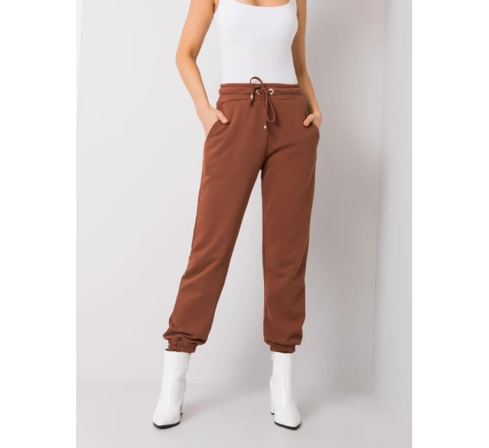 Tepláky RV DR 6120.03P tmavě hnědá