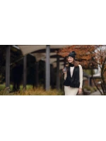 Dámský set šály a čepice Vuch Nurit Set Black Dámský set šály a čepice Vuch Nurit Set Black