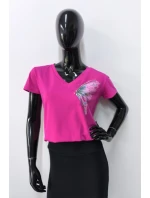 model 21170211 BLOUSE - OFF PINK
