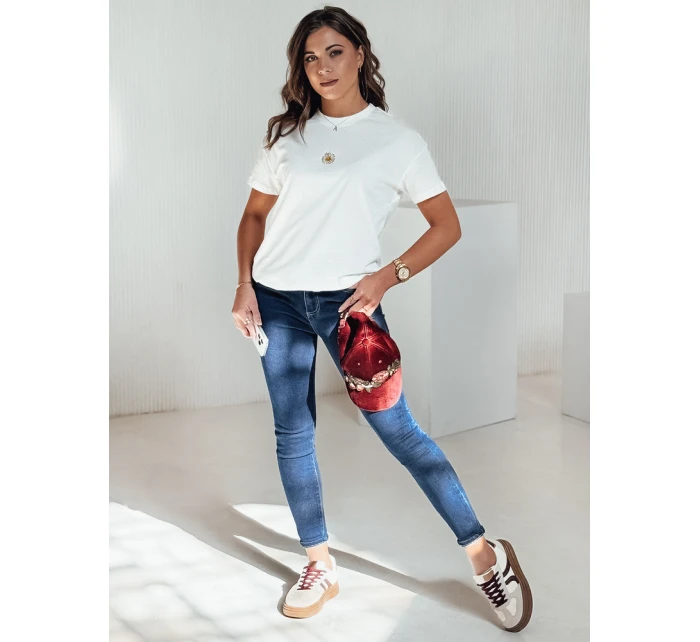 Dámské džínové kalhoty MODILINI tmavě modré FashionStreet UY2239