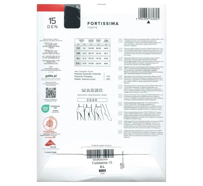 Dámské punčochové kalhoty Fortissima visone plus - GATTA Dámské punčochové kalhoty Fortissima visone plus - GATTA