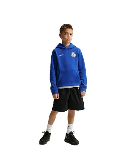 Junior Chelsea London Club mikina s kapucí model 22189261 - NIKE Junior Chelsea London Club mikina s kapucí model 22189261 - NIKE