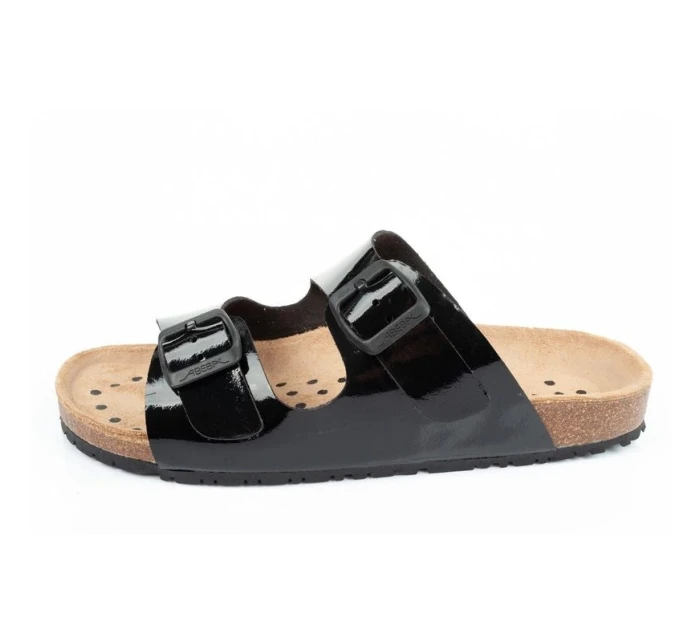 Sandály Black W pracovní žabky model 17524799 - Abeba Sandály Black W pracovní žabky model 17524799 - Abeba