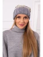 Dámská čepice Feba K330 tmavě šedá