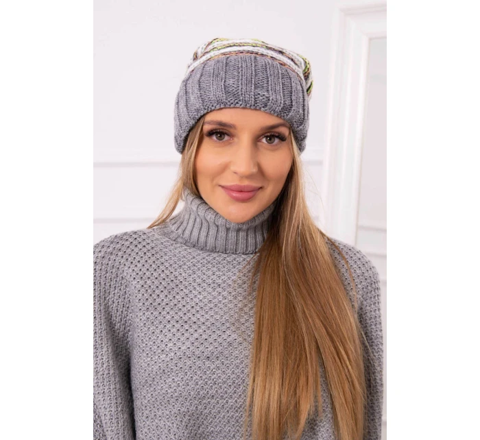 Dámská čepice Feba K330 tmavě šedá