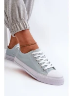 Dámské látkové klasické nízké tenisky máta model 21662384 - Boto Dámské látkové klasické nízké tenisky máta model 21662384 - Boto
