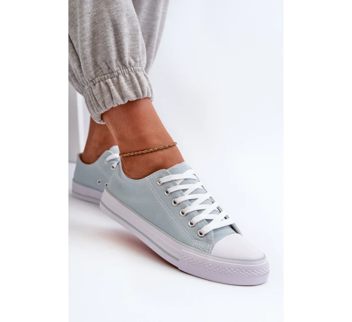 Dámské látkové klasické nízké tenisky máta model 21662384 - Boto Dámské látkové klasické nízké tenisky máta model 21662384 - Boto
