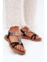 Plné Dámské Sandály S Černé model 21693561 - Artiker Plné Dámské Sandály S Černé model 21693561 - Artiker