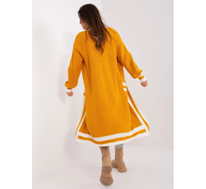 Kardigan BA SW  ciemny żółty model 19005868 - FPrice