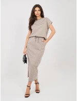 Tričko D12127M02858A tmavě lila